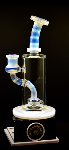 Aprox. 9.5”  Straight Tube (color: ghost) By FatBoy