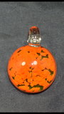 Sherbet Pendant (orange inside out with Illuminatti back) UV reactive