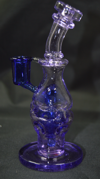 Madden 5.5" mini egg (colbalt blue + purple rain) 10mm  "Make an Offer"