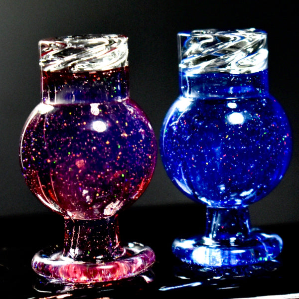 Crushed Opal Spinner Bubble Cap by Bradley Miller (fits 25mm)