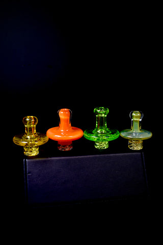 Twister Caps by Whitney Harmon + 6mm Ruby pearl