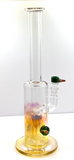 14.5” 6 arm fumed flower tube by Ben Wilson. Slide included