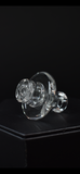 Twister Cap by Whitney Harmon (clear) + 6mm Ruby Pearl