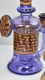 7.75” Jeff Green Chip Weave Mini Tube 14mm small imperfection (mouthpiece) Make an offer