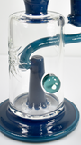 9.75" PAG Tube 14mm ( Aqua azul & Peacock Blue ) make an offer