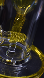 7.25” Internal Recycler by Monty (Fluid Glass) 14mm Terps (D)