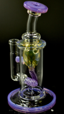 7” Internal Recycler by Monty (Fluid Glass) 14mm Pink Slyme