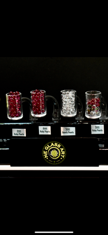 5mm-6mm Ruby Terp Pearl insert for spinner caps