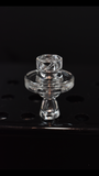 Clear Twister Cap by KJ (25mm) + FREE 5mm Quartz Pearl