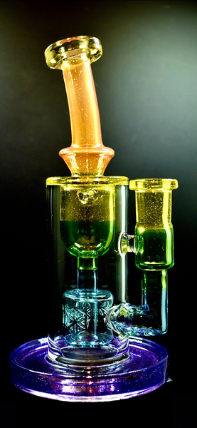 Rainbow Torus Recycler by KJ (minor imperfections)