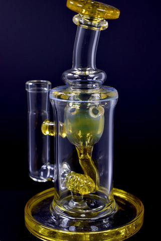 6.5” Internal Recycler by Monty (Fluid Glass) 14mm  Terps CFL