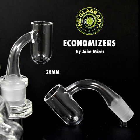 Economizer Quartz Banger by Mizer (20mm wide Cup)