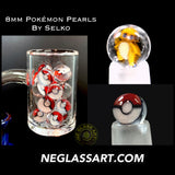 8mm glass pearls by Selko Pokémon