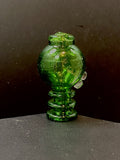 Bubble Cap by Selko  (25mm) Green Stardust