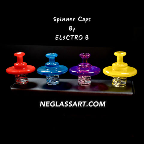 Electro B Spinner Caps + Ruby Pearl