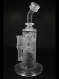 8.5” Straight Fab by Monty (Fluid Glass) 14mm sandblasting by Will Reynolds